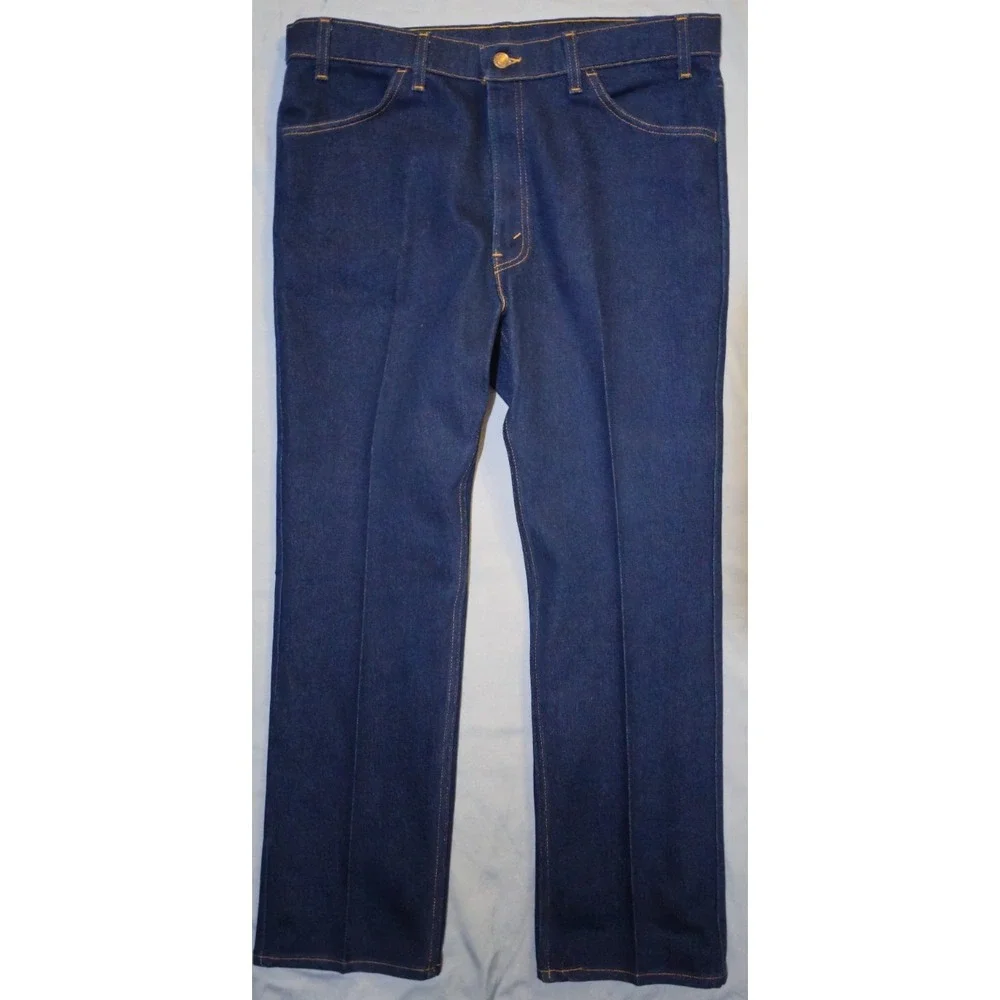 Vintage Levis Orange Tab, Made in USA, Action Jeans Mens 38‎ X 30 Blue Pants